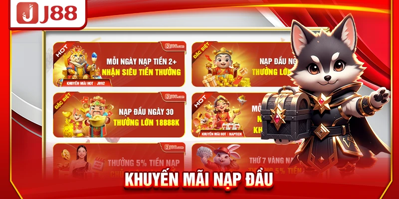Khuyến Mãi Nạp Đầu - Thưởng Lên Đến 15.888.000 VND 