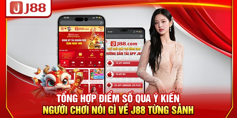 Tổng hợp điểm số qua ý kiến người chơi nói gì về J88 từng sảnh